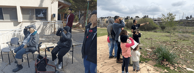 שגרירי הספירה בפעילויות הדרכה עם הציבור